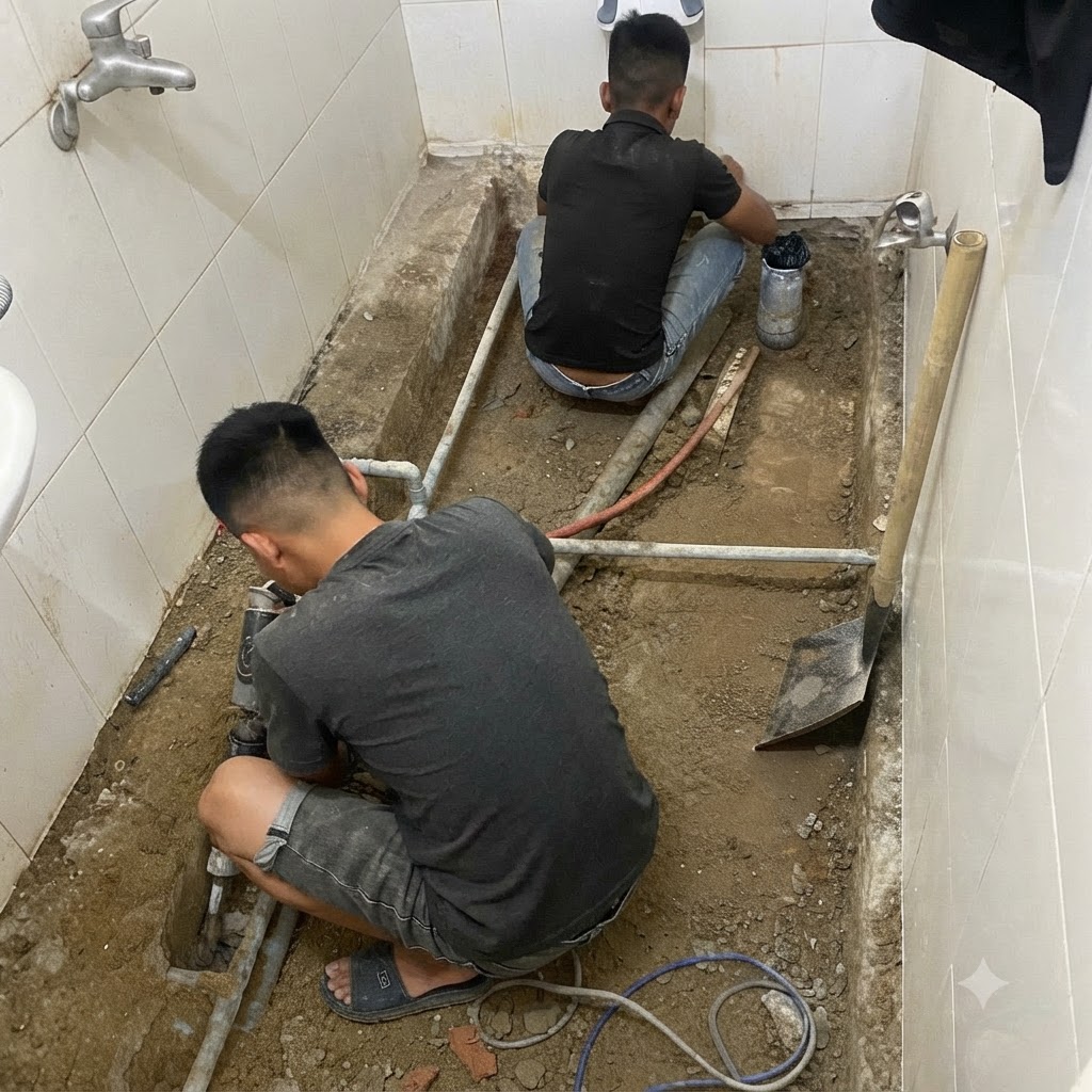 Chống thấm nhà vệ sinh Quảng Ngãi