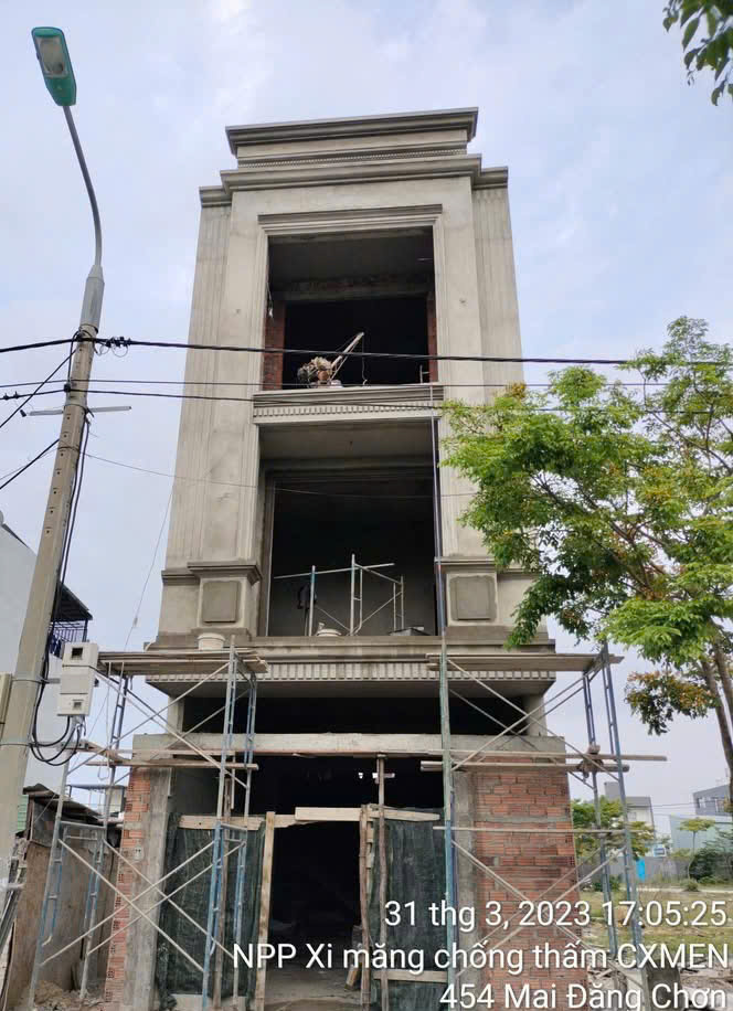 Thi công chống thấm tại công trình nhà ở Quảng Ngãi